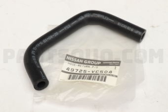 Nissan 49725VC504 HOSE-RETURN,POWER STEERING