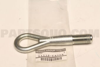 Nissan 51112CA00A HOOK-TOWING,FRONT