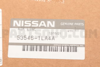 Nissan 535461LA4A TUBE ASSY-TANK,REAR LH