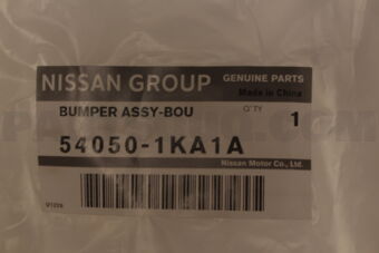 Nissan 540501KA1A BUMPER ASSY-BOUND