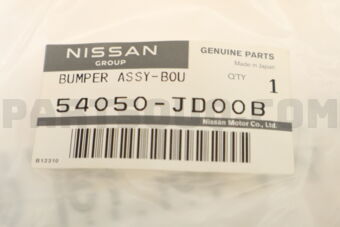 Nissan 54050JD00B BUMPER ASSY-BOUND