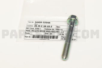 Nissan 54459ED04A BOLT