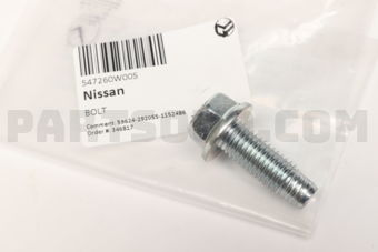 Nissan 547260W005 BOLT