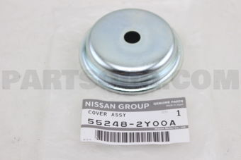 Nissan 552482Y00A COVER-BOUND BUMPER,REAR