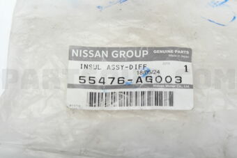 Nissan 55476AG003 INSULATOR-DIFFERENTIAL MOUNTING