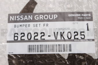 Nissan 62022VK025 FASCIA KIT-FRONT BUMPER