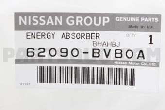 Nissan 62090BV80A ENERGY ABSORBER