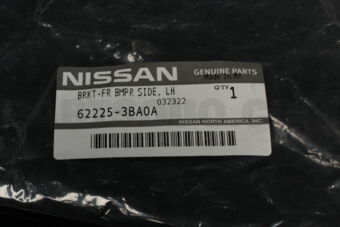 Nissan 622253BA0A BRACKET-FRONT BUMPER SIDE,LH
