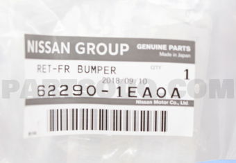 Nissan 622901EA0A RETAINER-FRONT BUMPER UPPER