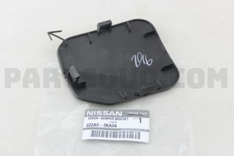 Nissan 622A03KA0A COVER-BUMPER BRACKET