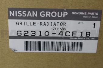 Nissan 623104CE1B GRILLE-RAD
