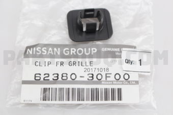 Nissan 6238030F00 CLIP-MOULDING,RADIATOR GRILLE