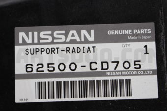 Nissan 62500CD705 SUPPORT-RADIAT