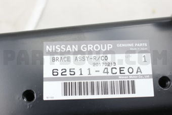 Nissan 625114CE0A BRACE ASSY R/CO