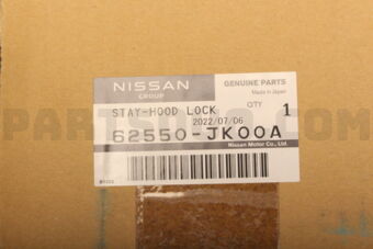 Nissan 62550JK00A STAY-HOOD LOCK