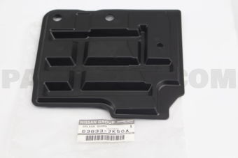 Nissan 63833JK50A SPLASH GUARD-FRONT FENDER,LH