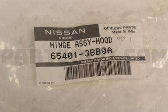 Nissan 654013BB0A HINGE ASSY-HOOD,LH