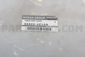 Nissan 656204CL0A CABLE ASSY HOOD