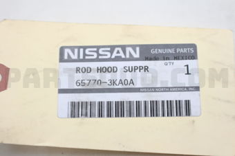 Nissan 657703KA0A ROD HOOD SUPPRT