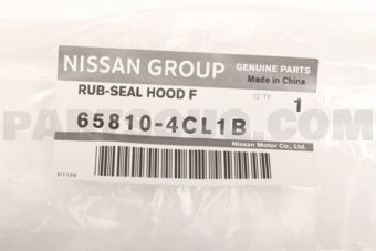 Nissan 658104CL1B RUB SEAL HOOD F