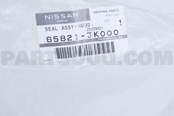 Nissan 65821JK000 SEAL ASSY-HOOD