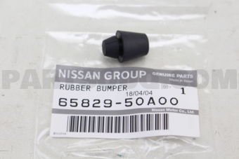 Nissan 6582950A00 RUBBER BUMPER