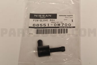 Nissan 685510W700 PIN-GLOVE BOX