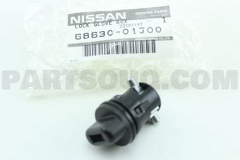 Nissan 6863001J00 LOCK ASSY-GLOVE BOX