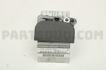 Nissan 68630EQ000 LOCK GLOVE BOX