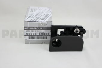 Nissan 68630EQ300 LOCK ASSY-GLOVE BOX LID
