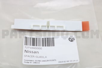 Nissan 72714AD000 SPACER-GLASS,A