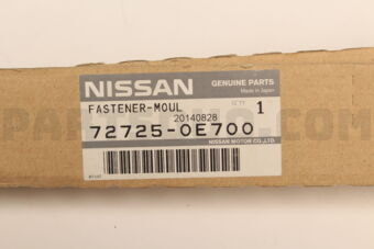 Nissan 727250E700 FASTENER-MOULDING