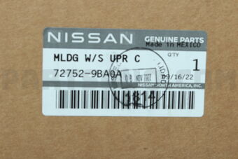 Nissan 727529BA0A MOUL-WINDSHIELD