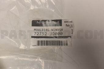 Nissan 72752JD000 MOULDING-WINDSHIELD UPPER,CENTER