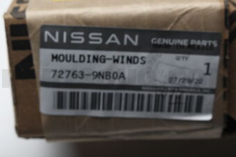 Nissan 727639NB0A MOULDING WINDSHIELD SIDE,LH