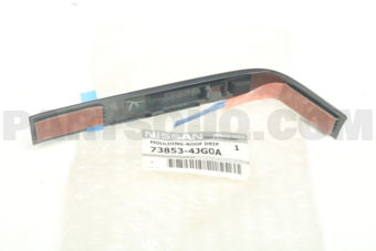 Nissan 738534JG0A MOULDING ROOF DRIP,LH ,D/C