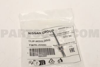 Nissan 73879JD00D CLIP MOULDING