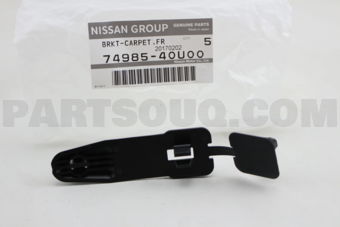 Nissan 7498540U00 BRACKET-CARPET,FRONT
