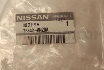 Nissan 76842VN20A WEATHERSTRIP-ROOF DRIP,RH