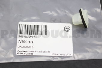 Nissan 768483W701 GROMMET