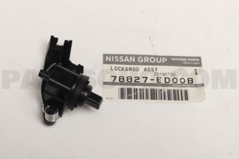 Nissan 78827ED00B LOCK & ROD ASSY-FUEL LID