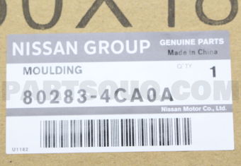 Nissan 802834CA0A MOULDING