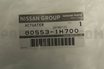 Nissan 805531H700 ACTUATOR ASSY-AUTO REAR DOOR LOCK,LH