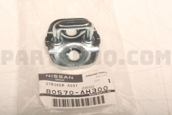 Nissan 80570AH300 STRIKER ASSY-FRONT DOOR LOCK