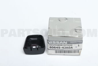Nissan 806454JA0A ESCUTCHEON OUTSIDE HANDLE FR,S/C