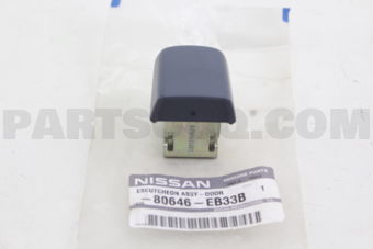 Nissan 80646EB33B ESCUTCHEON ASSY-DOOR OUTSIDE HANDLE