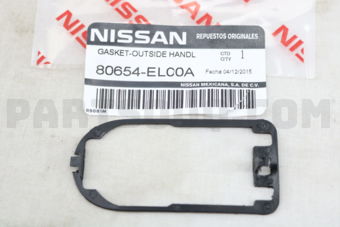 Nissan 80654EL00A GASKET-OUTSIDE HANDLE,FRONT DOOR