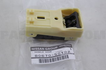 Nissan 8067050Y02 HANDLE ASSY-BACK DOOR INSIDE