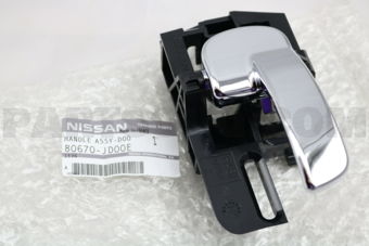 Nissan 80670JD00E HANDLE ASSY-DOOR INSIDE,RH