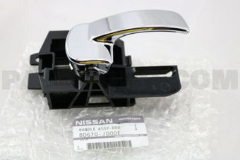 Nissan 80670JD00E HANDLE ASSY-DOOR INSIDE,RH